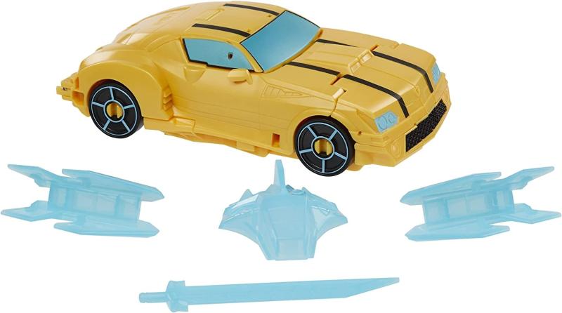 Transformers Spielzeug Bumblebee Cyberverse Adventures Roll N’ Change BUMBLEBEE Action-Figur zum Anschieben, 25 cm