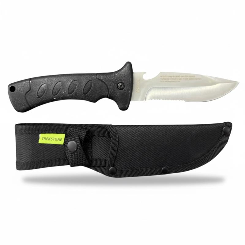 Trekstone CAMPING-MESSER, Klingenlänge ca. 11,5 cm - inkl.Aufbewahrungstasche