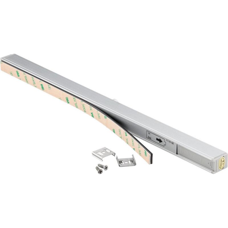 Goobay LED-Unterbauleuchte mit Bewegungsmelder 30 cm Farbtemperatur 3000K warm-weiß - SILBER