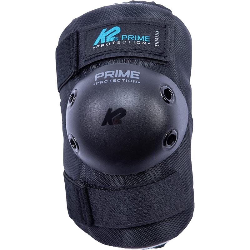 K2 Skates Unisex – Erwachsene PRIME PAD SET SLIM — Schoner Set fürs Inline Skaten — black - blue — 30E1414