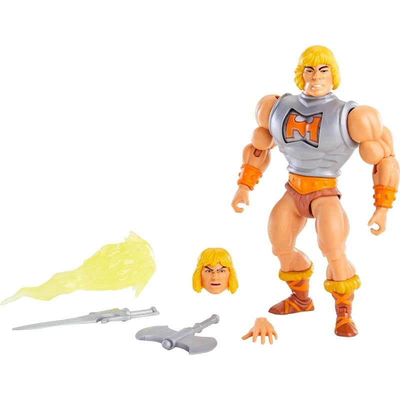Masters of the Universe GVL76 - Origins Deluxe He-Man Actionfigur, ca. 14 cm groß