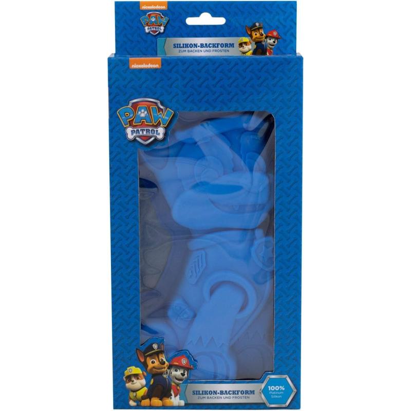 pos PAW PATROL Silikon-Backform zum Backen + Frosten ca. 24 cm