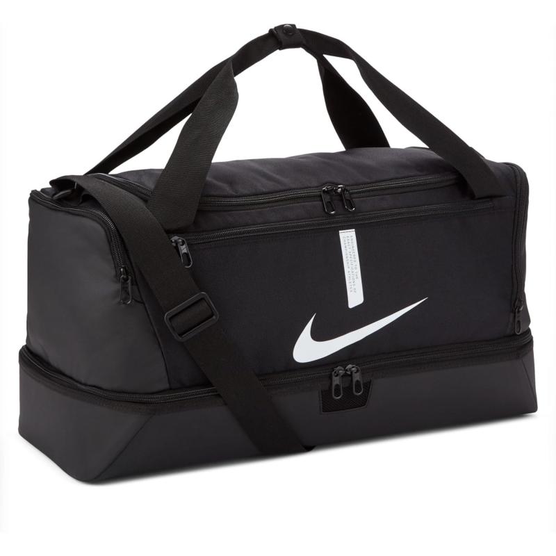 NIKE Academy Team Trainingstasche mit Bodenfach Gr. 53 x 30 x 27 cm (L x B x H) / 37L, Schwarz