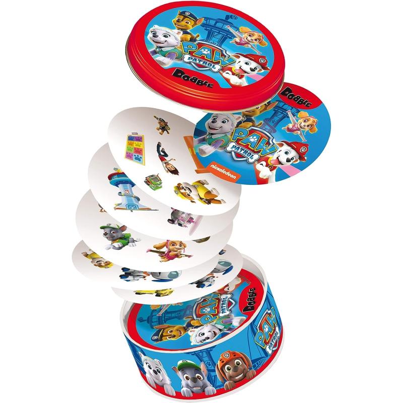Asmodee Dobble PAW PATROL Familienspiel Kartenspiel 2-5 Spieler