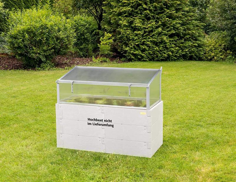 GardenStar JUWEL Thermo-Frühbeet ca. 130 x 60 cm hoch 40/30 cm