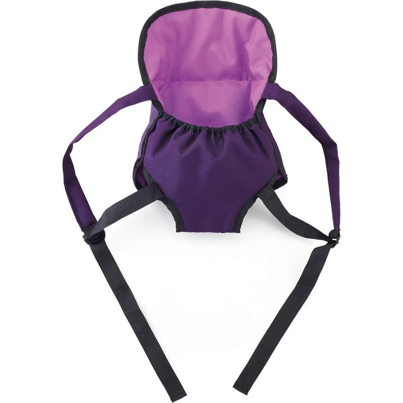 Bayer Design 15012B - Kombi-Puppenwagen Grande Mega-Set mit Reisebett und viel Zubehör, lila, 46cm-75cm