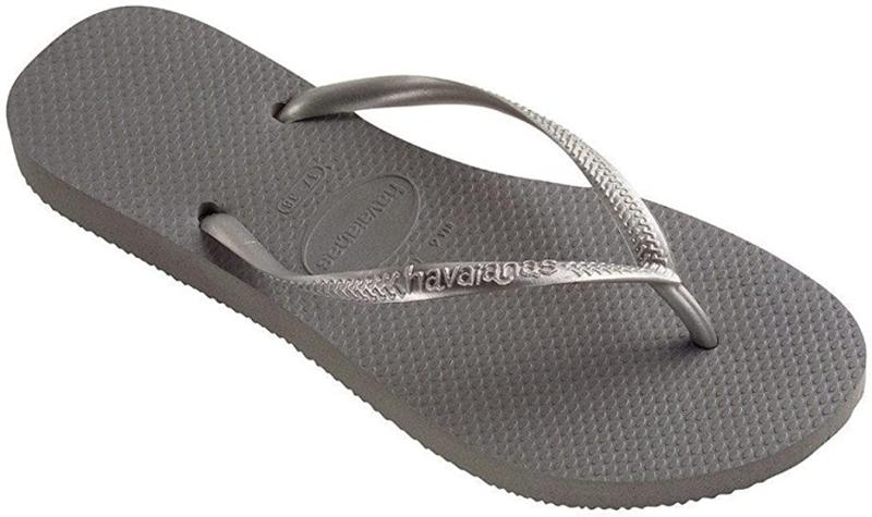 Havaianas Damen Slim Flip flops, Stahlgrau 33/34 EU