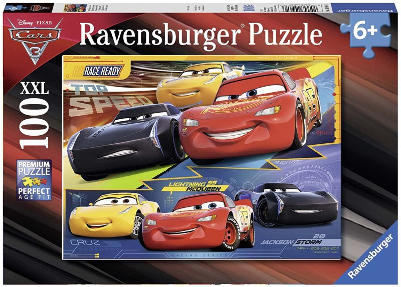 Ravensburger CARS Kinderpuzzle 10961 - Vollgas! - XXL 100 Teile 