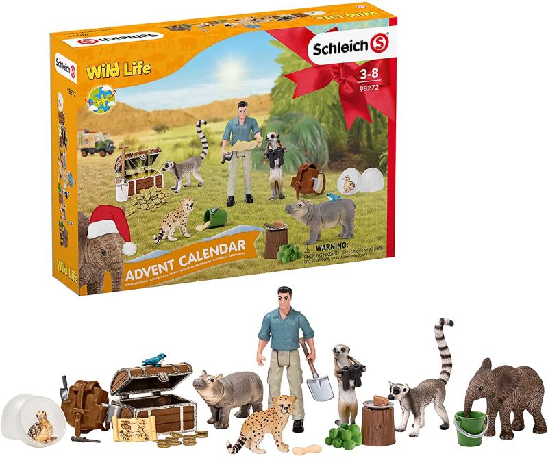 SCHLEICH Spielset - Adventskalender Wild Life, Mix