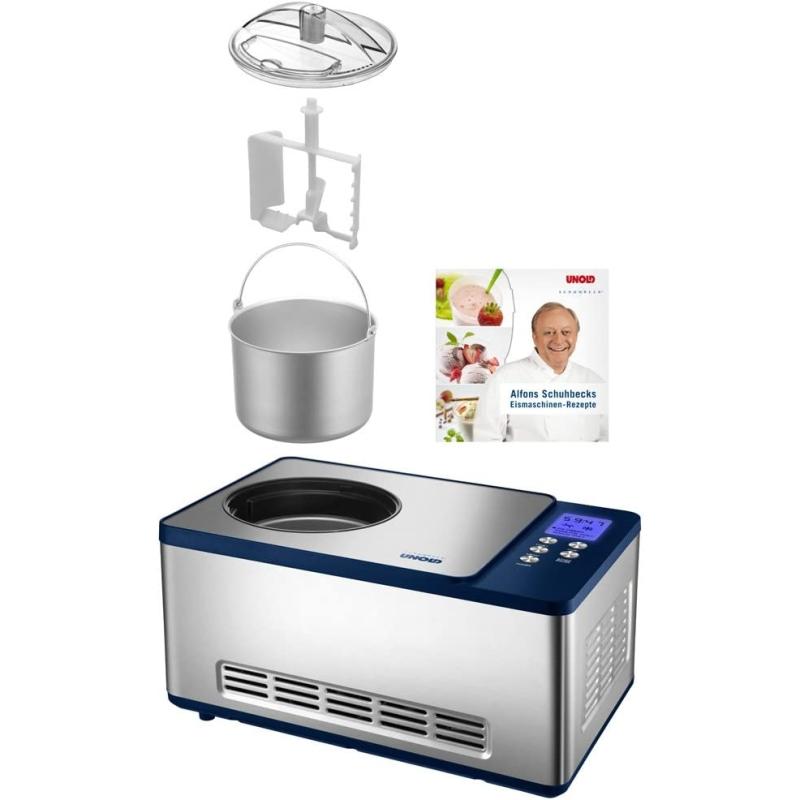 UNOLD Eismaschine Schuhbeck exklusiv, mit Kompressor, 1,5 Liter Eiscreme, 48818