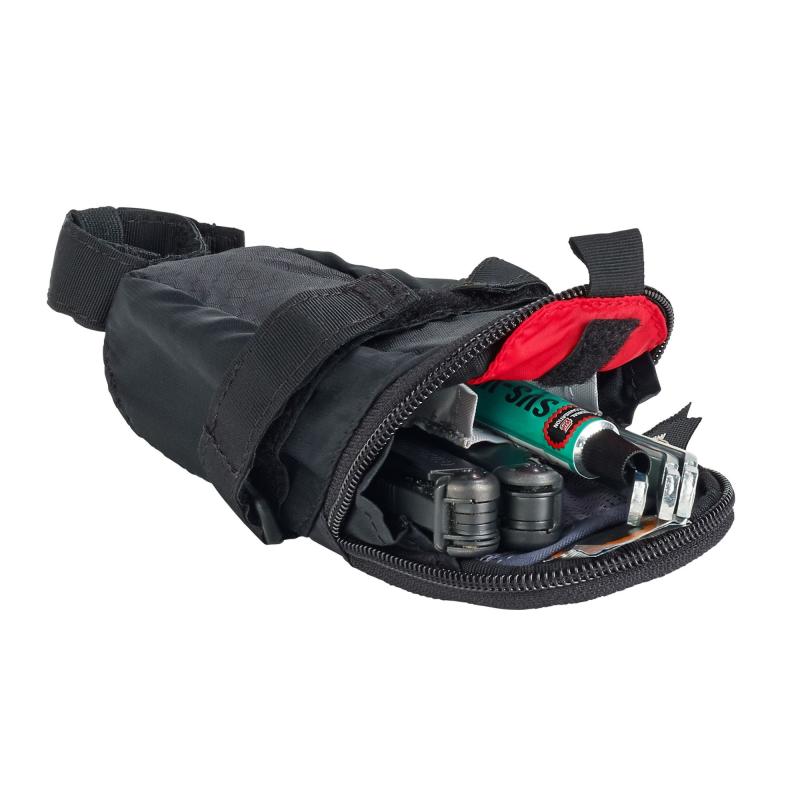 VAUDE Satteltasche für Fahrrad “Race light”, Fahrradtasche Sattel klein mit Reflektoren, Werkzeugtasche Fahrrad-Sattel mit Klettverschluss, besonders 