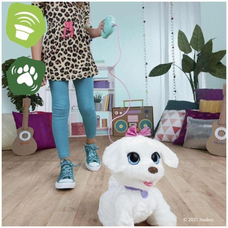 FurReal Hasbro GoGo, Mein tanzendes Hündchen, interaktives, elektronisches Tierchen, 50+ Geräusche und Reaktionen, ab 4 Jahren