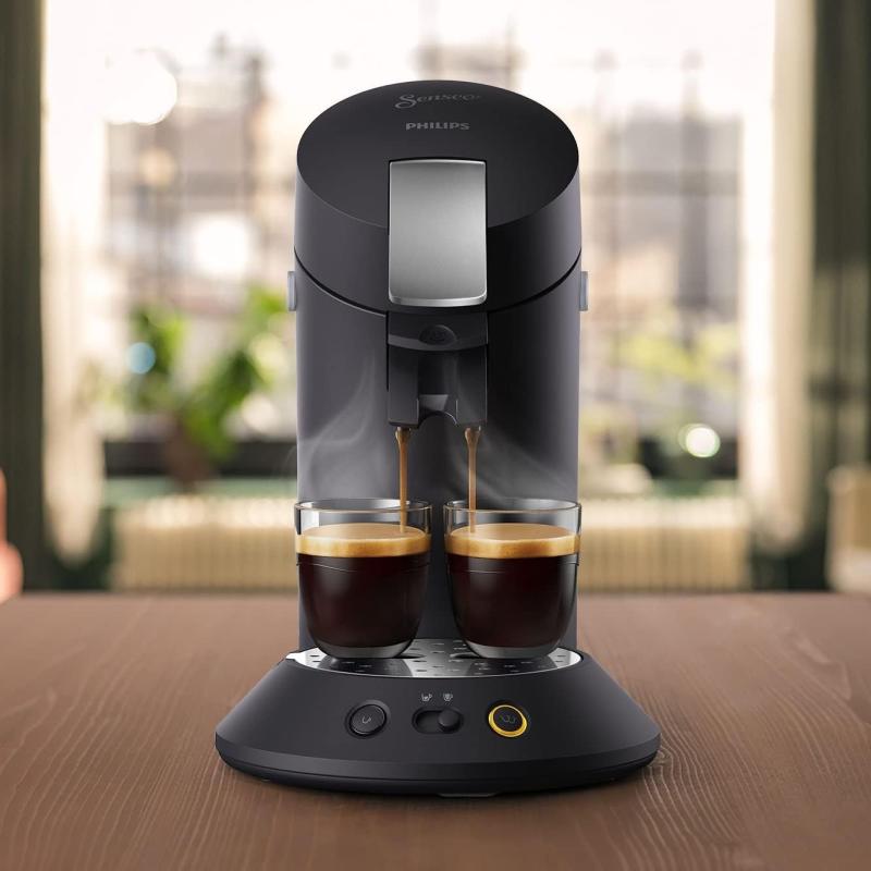 Philips Senseo Original Plus Premium Kaffeepadmaschine Schwarz (CSA220/69) GEBRAUCHT