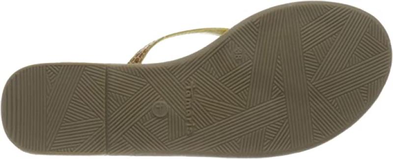 Tamaris Damen 1-1-27124-24 Pantoletten, Gelb (Sun Snake Uni 624), 41 EU