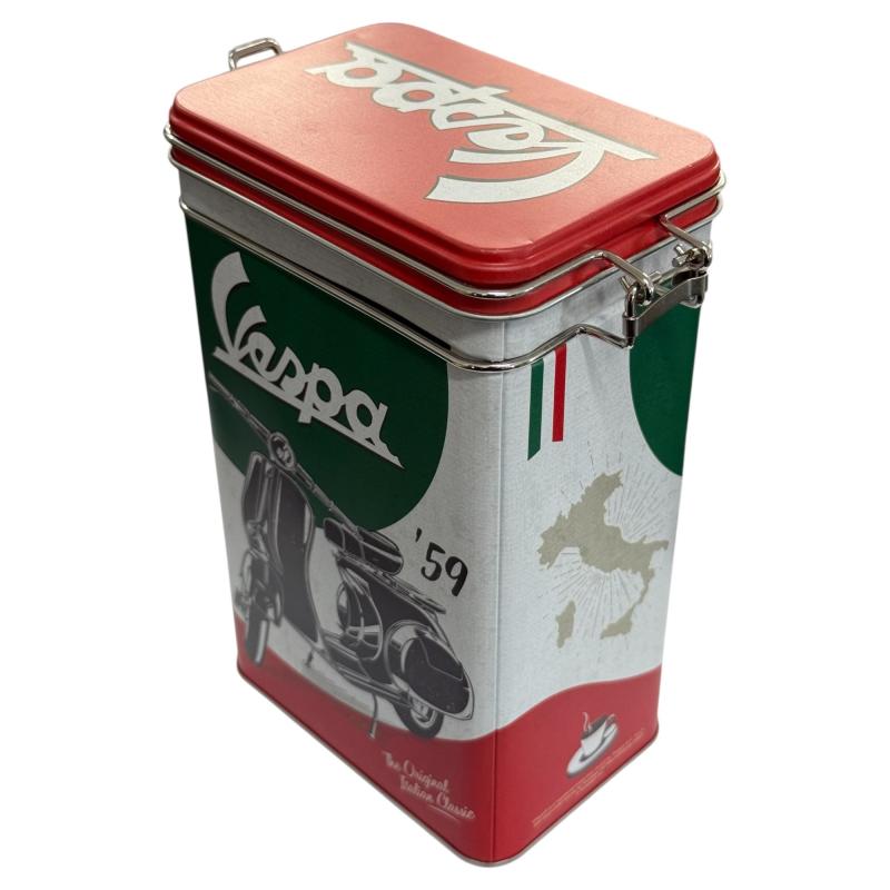Nostalgic-Art Aufbewahrungsdose VESPA - Kapazität 1,3 Liter - Maße: 7,5 x 11 x 17,5 cm (L x B x H)