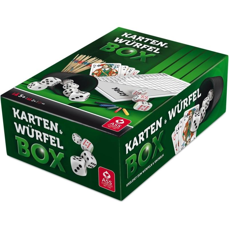 ASS Altenburger Karten und Würfelbox mit Würfelbecher