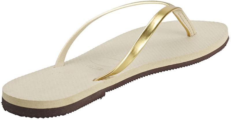 Havaianas Damen You Metallic Zehentrenner, Beige (Sand Grey/Light Golden), 35/36 EU