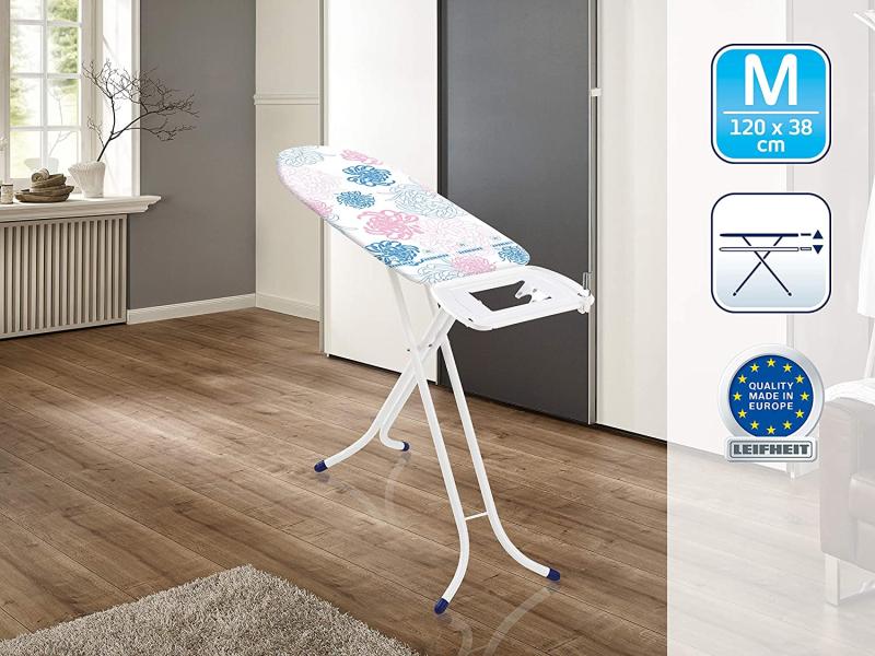 Leifheit Bügeltisch Classic Express M Compact, mit Bügeleisenablage für Dampfstationen