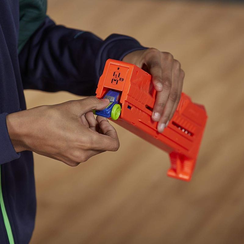 Hasbro Nerf Nitro C0787EU4 - MotoFury Rapid Rally, Fahrzeugblasterset 