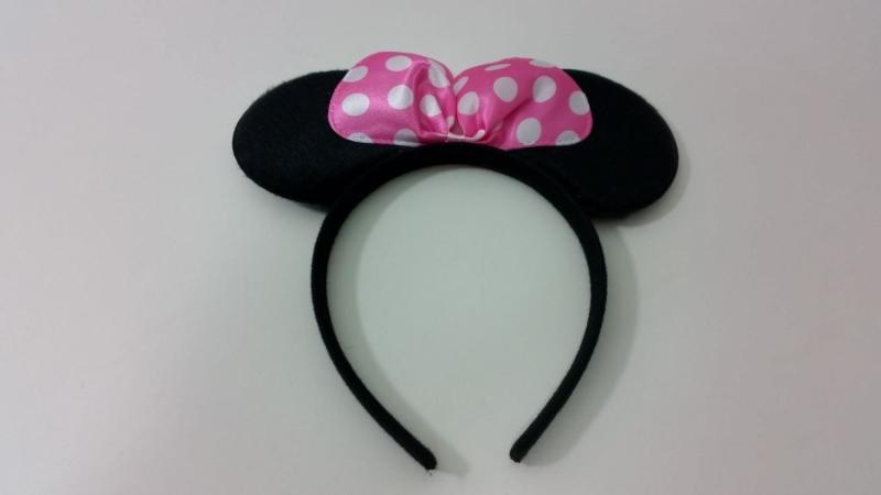 Haarreifen mit Mickey Mouse Ohren Farbe: Rosa