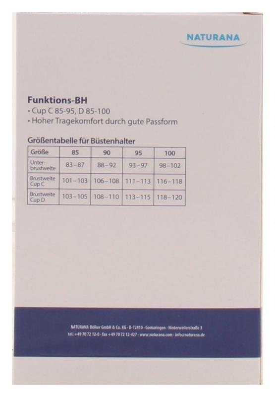 Naturana Funktions BH 95C Weiss 