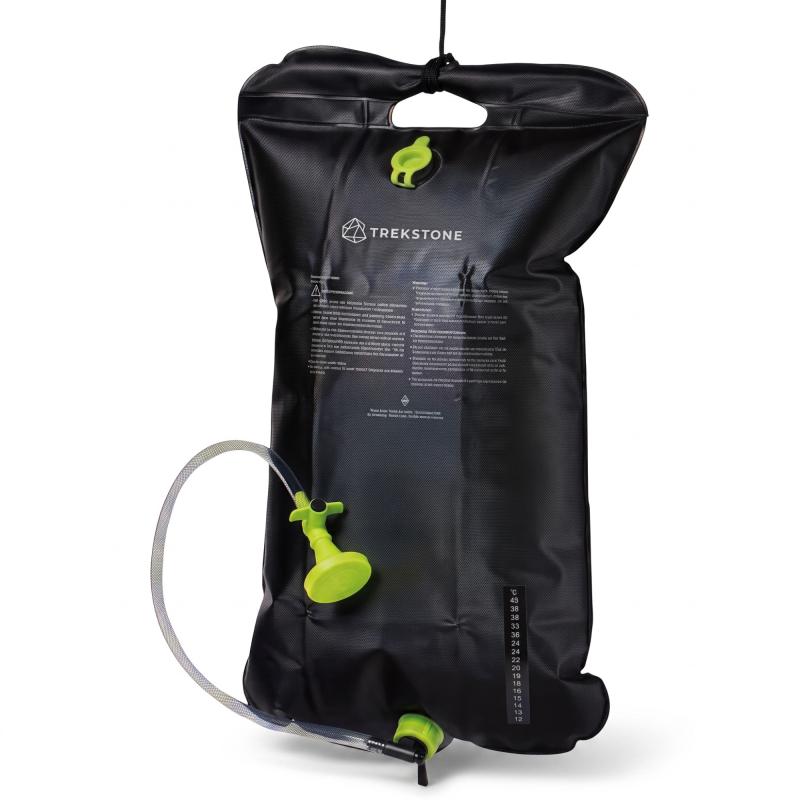 Trekstone SOLAR-CAMPINGDUSCHE Schwarz 25 L - Maße: ca. 75 x 42 cm (L x B )