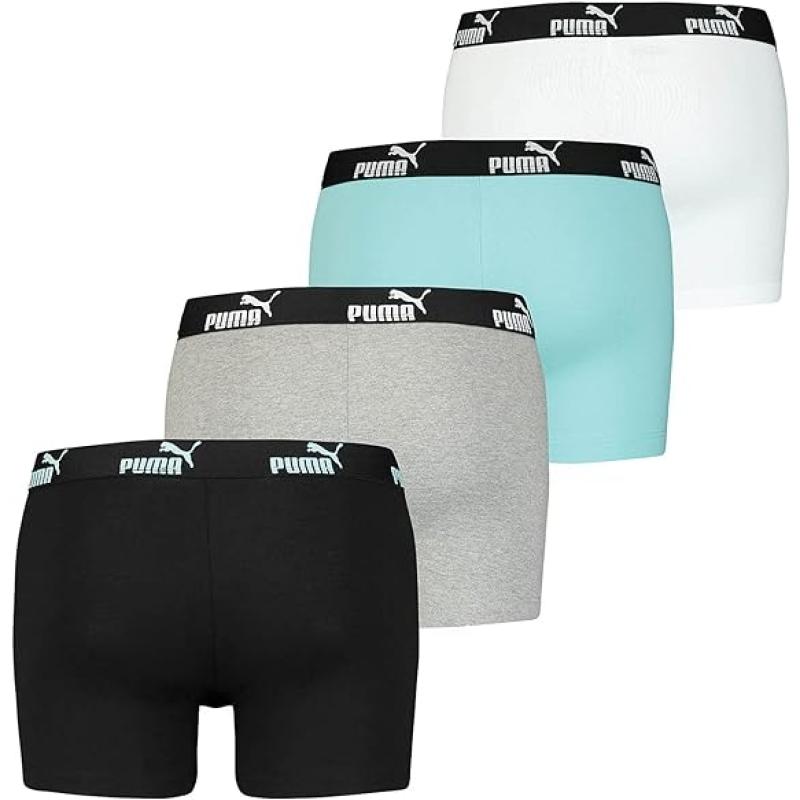 PUMA 4er Pack Boxer Boxershorts Herren Unterwäsche BLUE COMBO Gr. L