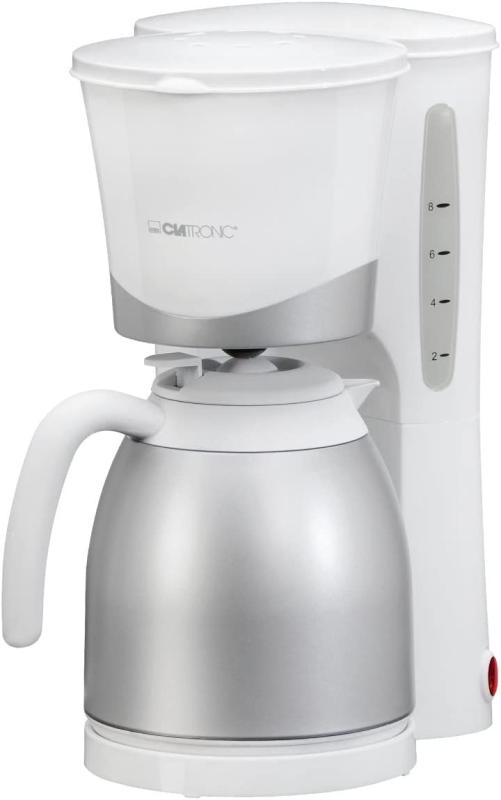 Clatronic Thermo-Kaffeeautomat KA3327 für 8-10 Tassen, Weiss