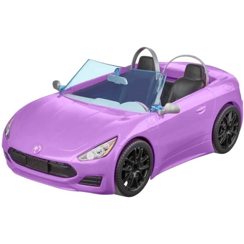 Mattel HBY29 - Barbie Puppe mit Cabrio Fahrzeug, LILA