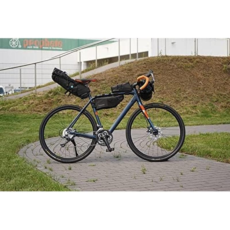 Prophete Fahrrad Sattelpacktasche Bike Packing Version, 10 L Volumen, 100% wasserdicht