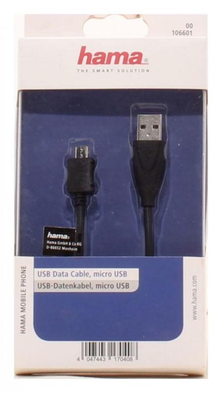 Hama USB-Datenkabel fr Micro-USB-Gerte  