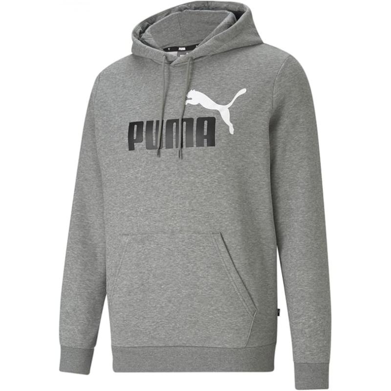 PUMA ESS+ 2 Col Big Logo Pullover für Herren, Grau XL