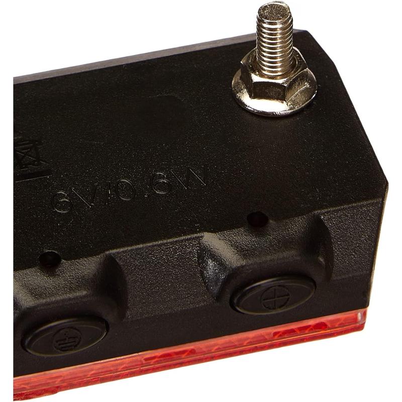 Fischer Erwachsene Dynamo LED-Rckleuchte Gepcktrger, Rot, One Size 