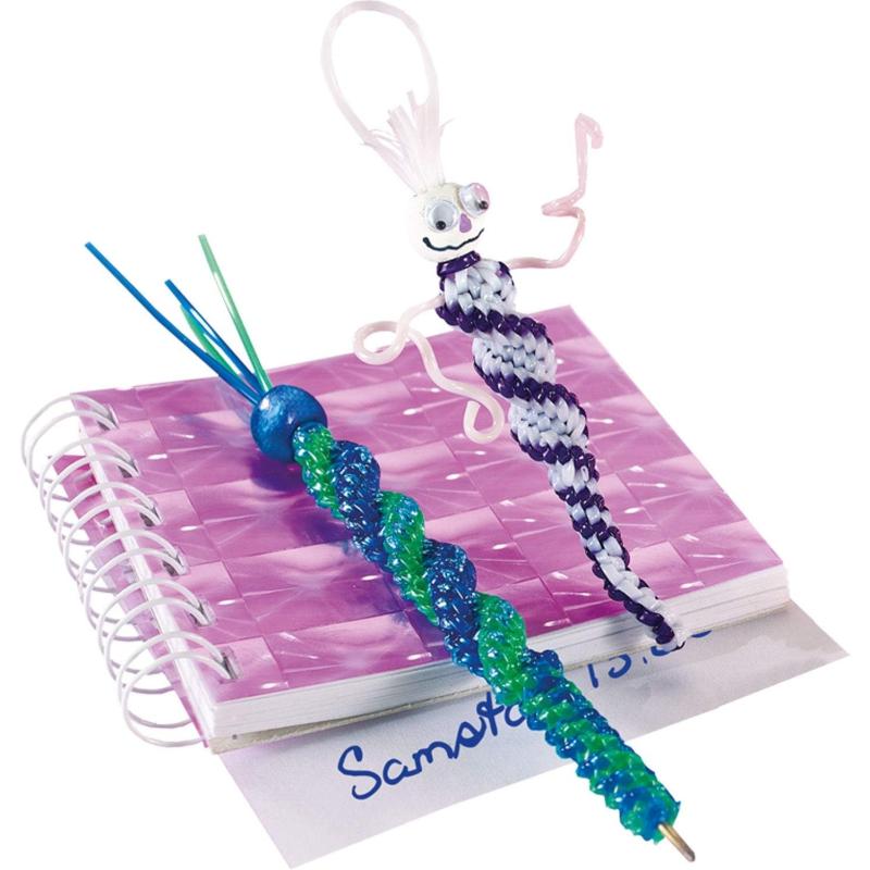 folia 731100 - Basic Mix 100 Stück  Scoubidou Flechtschnüre, 100 cm