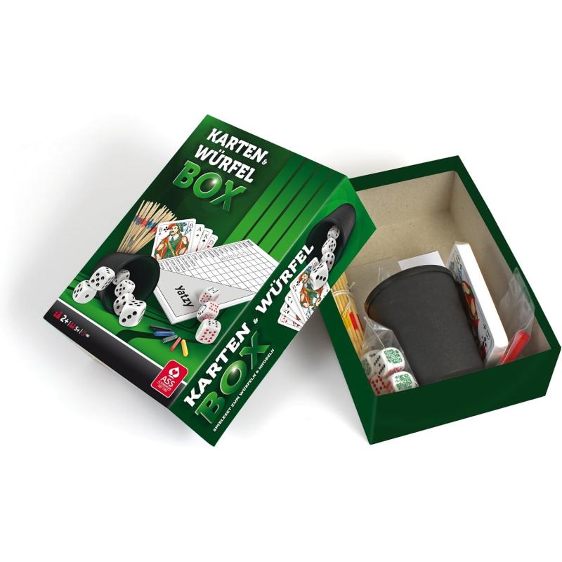 ASS Altenburger Karten und Würfelbox mit Würfelbecher