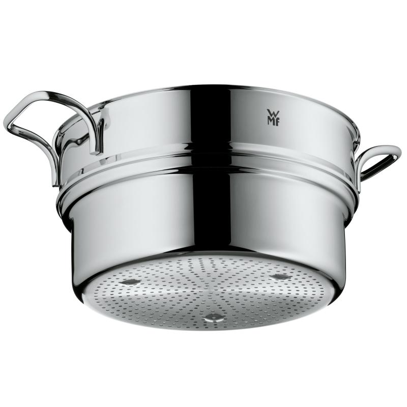 WMF ProfiSelect 24 cm Dämpfereinsatz, Küchen-Dampfgarer, Food Steamer, Edelstahl, Silber