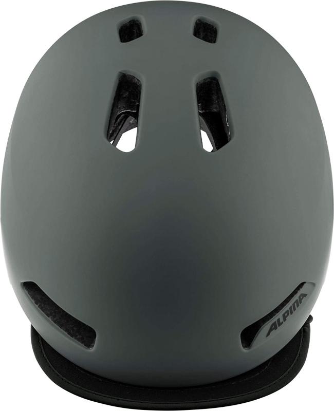 ALPINA Unisex - Erwachsene, BROOKLYN Fahrradhelm, coffee-grey matt, 57-62 cm