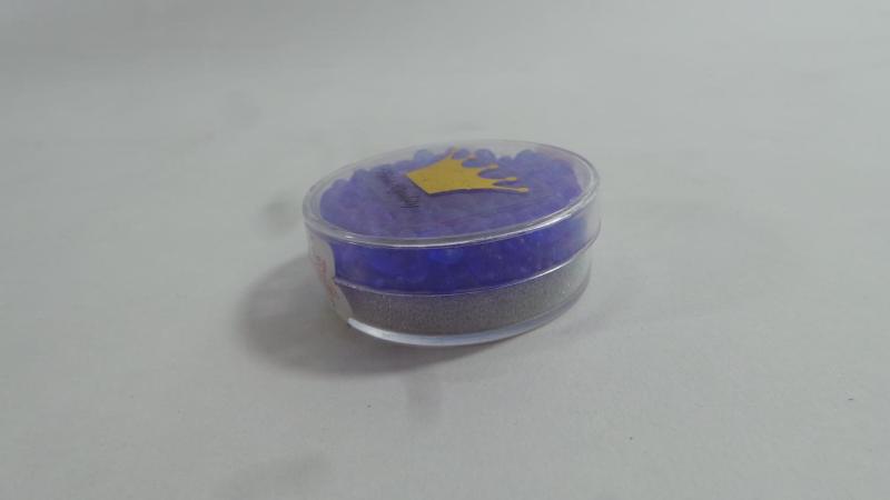 KnorrPrandell 2.5 x 5 mm Transparent Duo Beads, Dark Blue Neu!