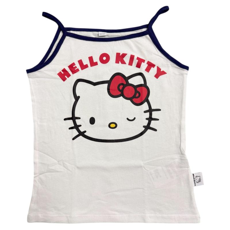 HELLO KITTY 2er Pack Kinder Lizenz Unterhemd 134/140