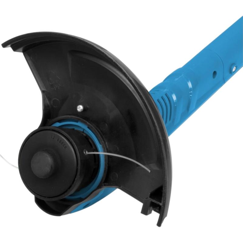 Güde 95177 Rasentrimmer GRT 251 P (2-Fadensystem mit Tipp Nachstellautomatik, Zusätzliche Fadenspule, 250W), 99 x 23 cm