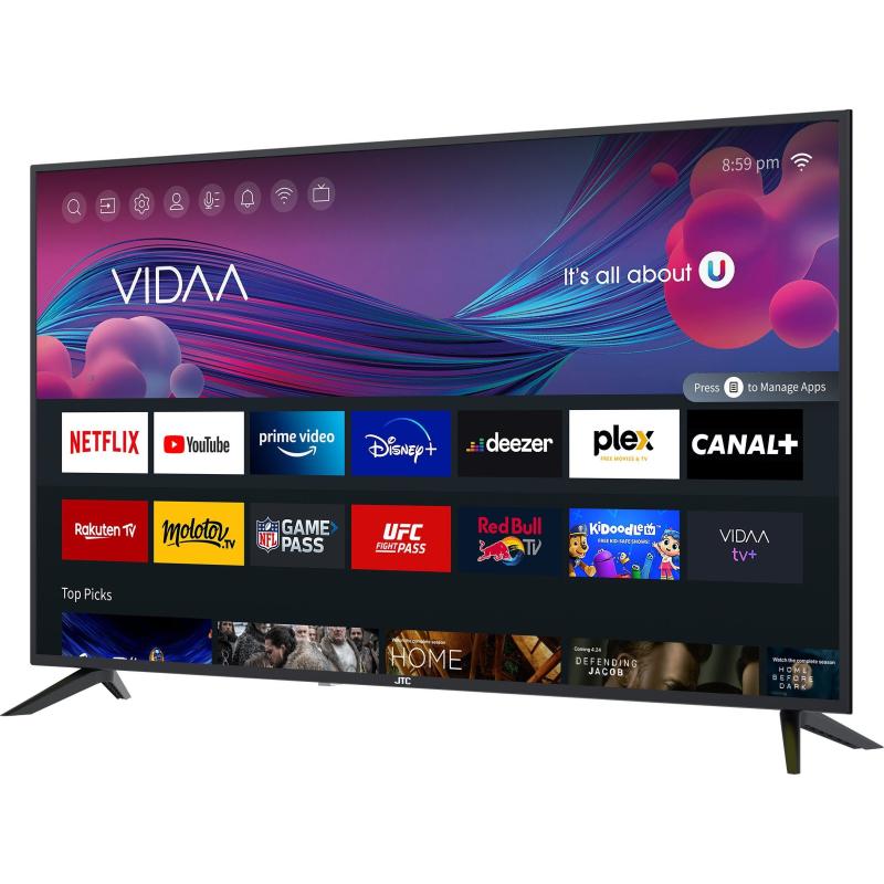 Jay-Tech S50U25052VJ LED-Fernseher (126,00 cm/50 Zoll, 4K Ultra HD, Smart-TV) 