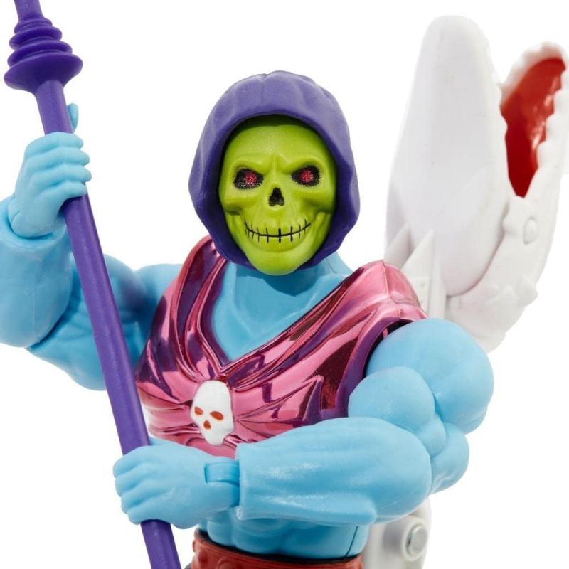 Masters of the Universe HDT23 - Origins Deluxe SKELETOR mit Klauen, 14 cm große Actionfigur