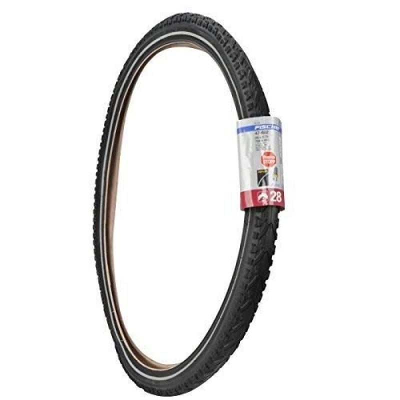 Fischer Erwachsene Reifen pasi 28 47-622 Trek sw, schwarz+Reflex, Zoll ETRTO