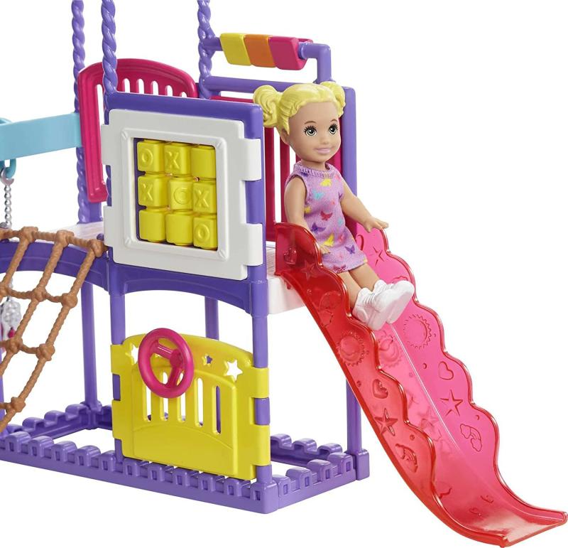 Barbie GHV89 - Skipper Babysitters Inc.”Spielplatz Spielset mit Skipper- und Kleinkind-Puppe