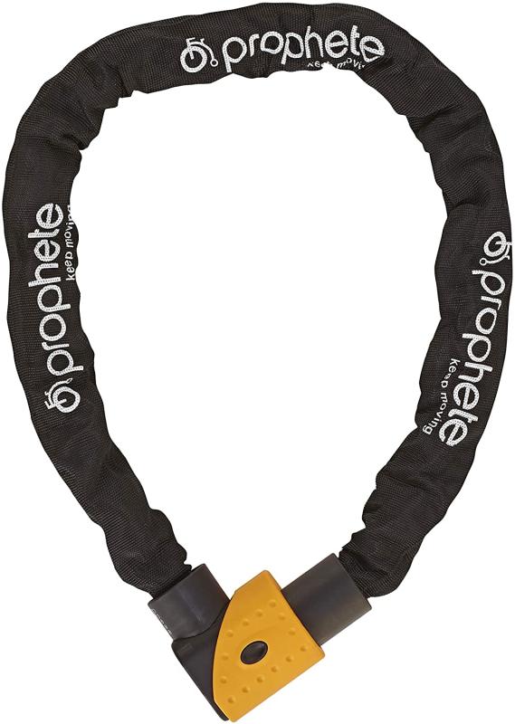 Prophete 0228 - Erwachsene Kettenschloss, Art, schwarz/orange, 90cm