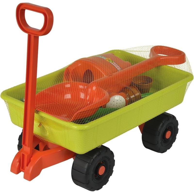 Androni Simba Bollerwagen mit Gartenwerkzeugen, 12-tlg. Länge 52 cm