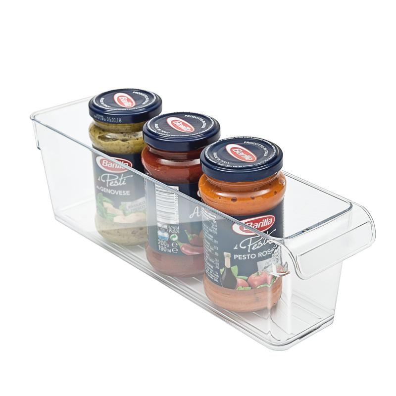 Rotho Loft 3er-Set Kühlschrankorganizer, Kunststoff (PP) BPA-frei, transparent S + M + L