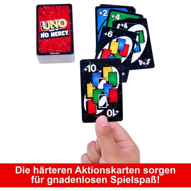 Mattel UNO Show 'em NO MERCY Kartenspiel