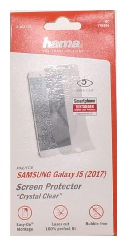 Hama Display-Schutzfolie "Crystal Clear" fr Samsung Galaxy J5 (2017) 