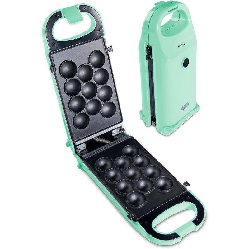 Trisa Snack Maker für Eiswaffelbecher & Cake Pops - Retro Line TÜRKIS